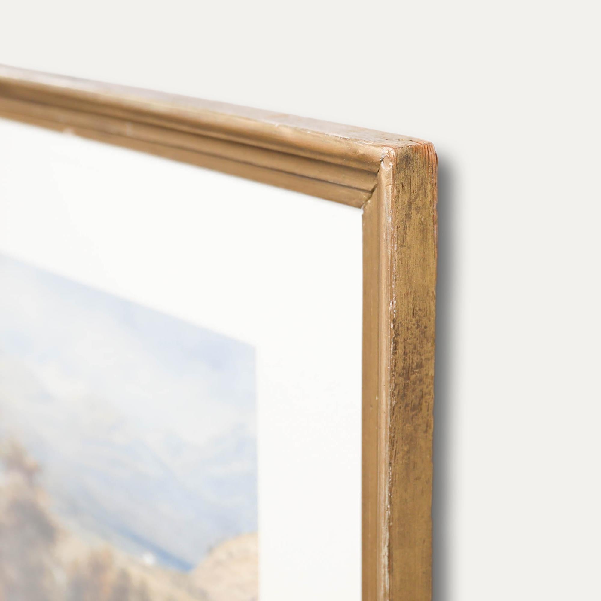 Framed Late 19th Century Watercolour - North African Landscape For Sale 1