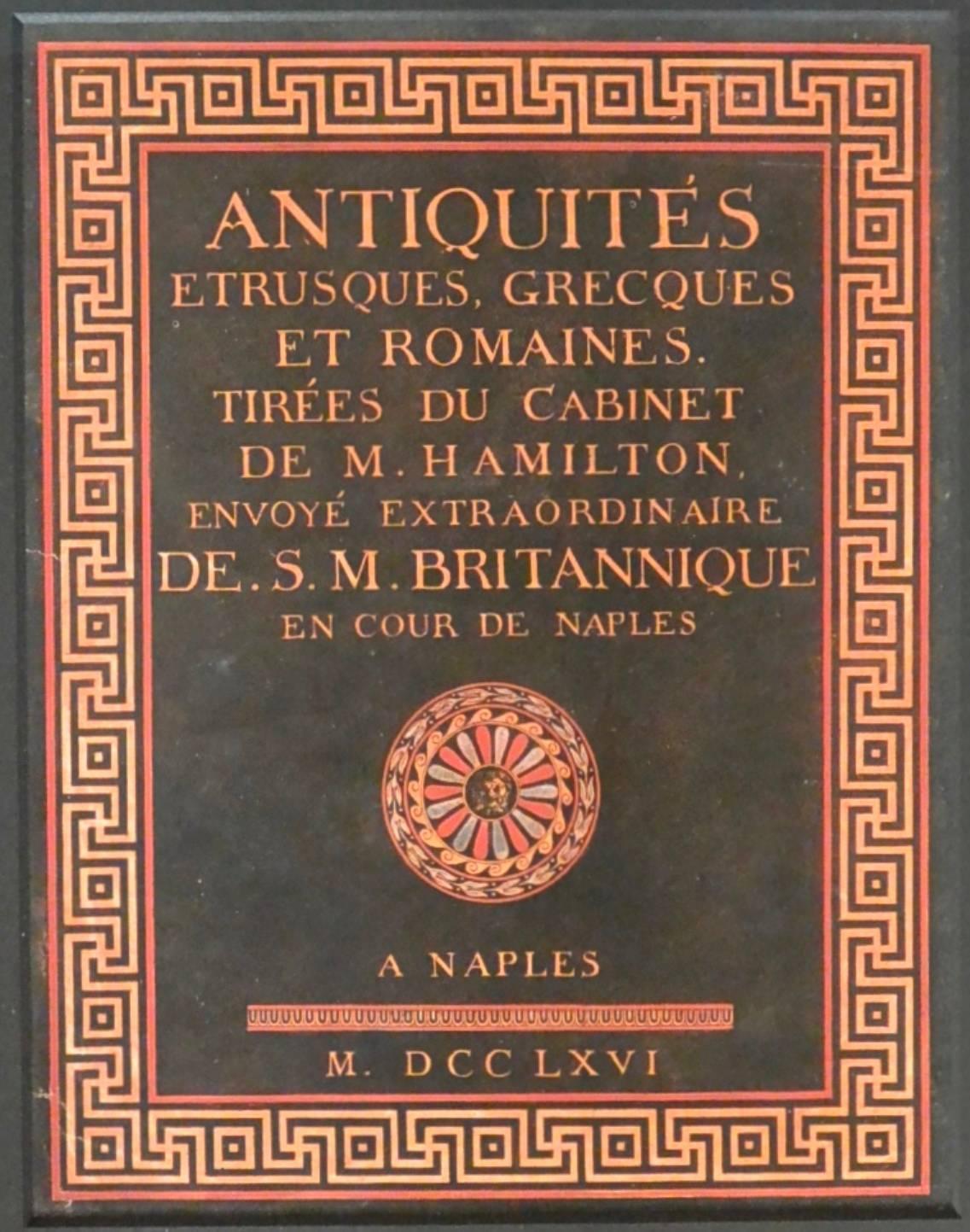 William Hamilton première édition en vente 1