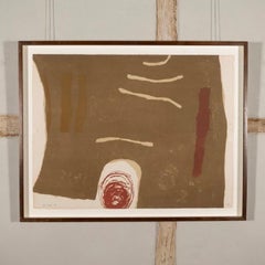 Scalpay, extrait de Europäische Graphik I, lithographie abstraite, 1963