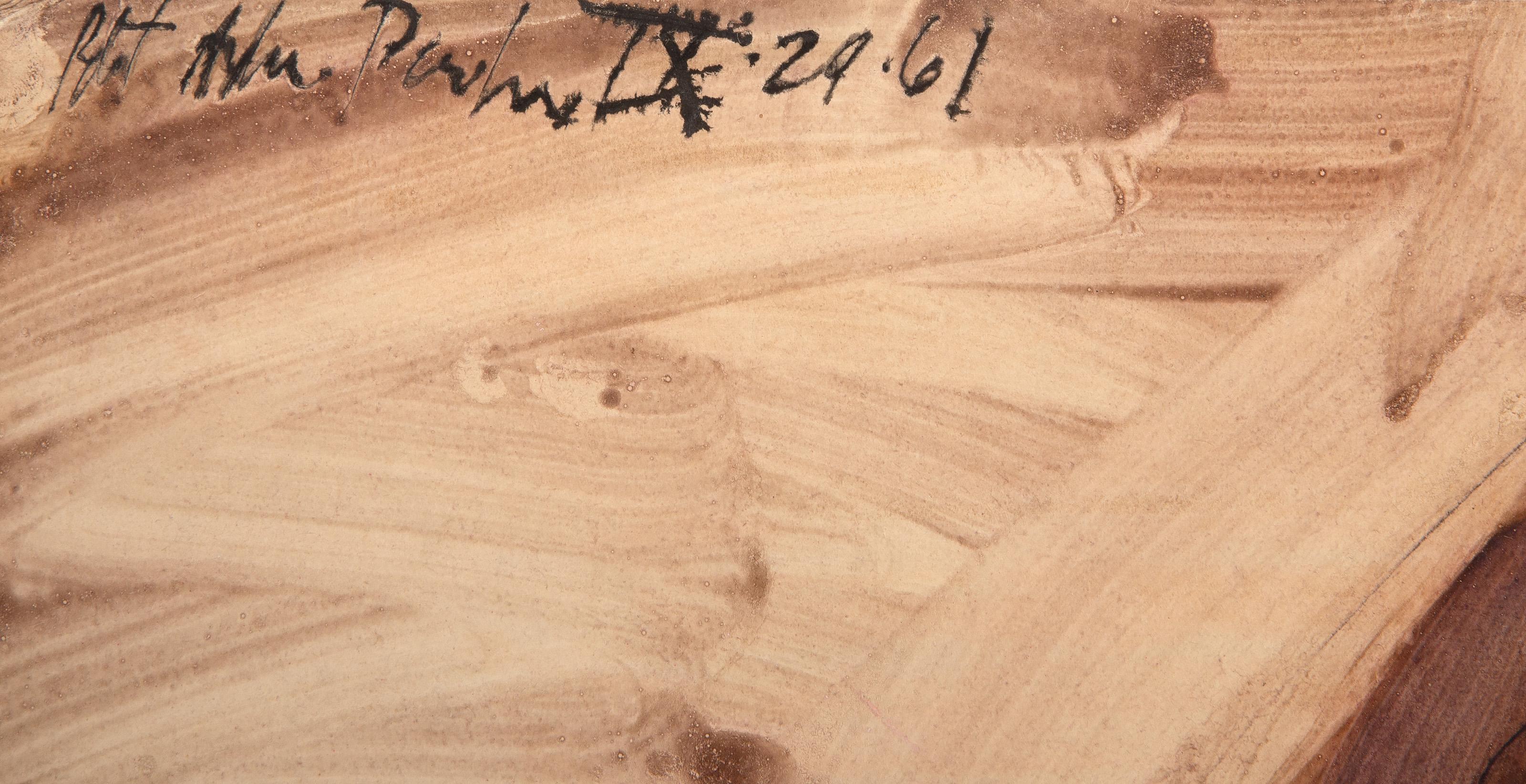 In Arizona, Abstract Expressionist Gouahce on paper by Robert Andrew Parker For Sale 2