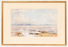 Frederick Tucker (1860-1935) - Acquerello, Le colline del Cumberland