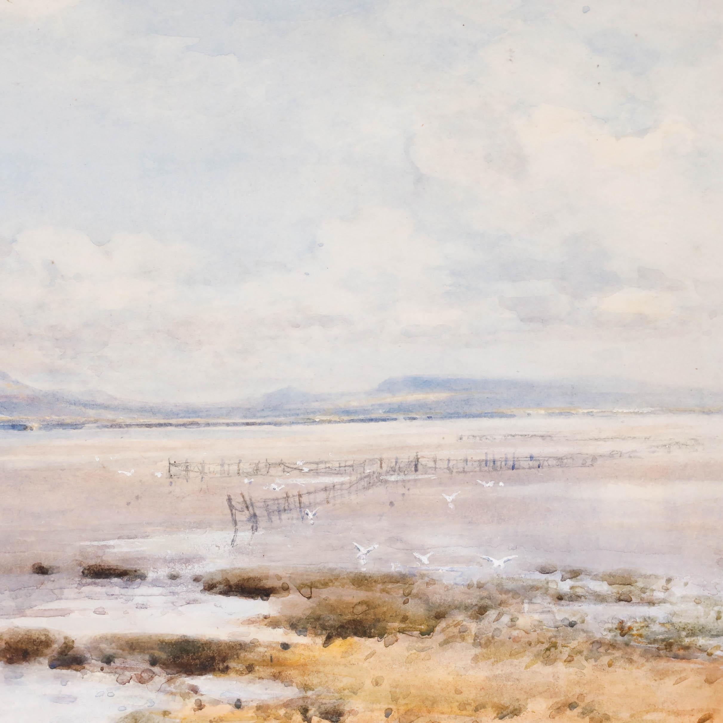 Frederick Tucker (1860-1935) - Acuarela, Las colinas de Cumberland - Landscape Art Blanco de Unknown