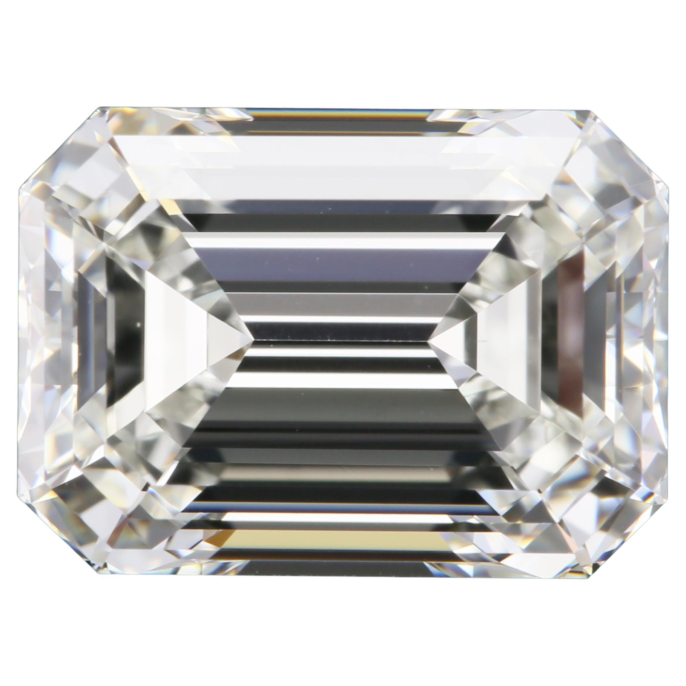 Diamante natural talla esmeralda de 3,20ct - Certificado GIA en venta