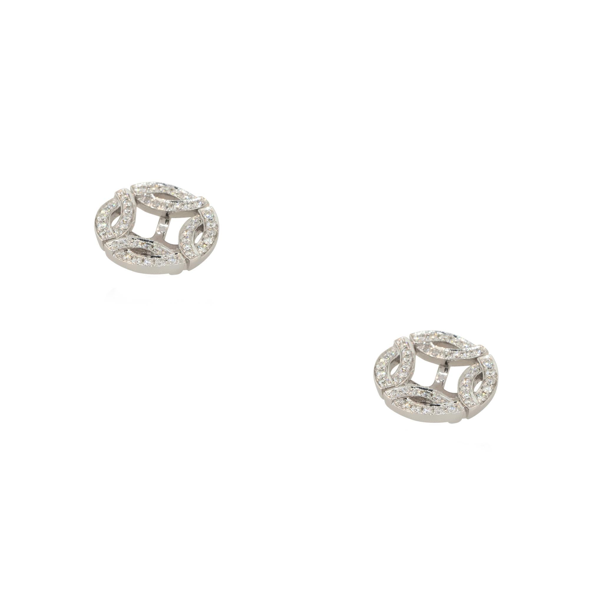 3.21 Carat Diamond Stud Earrings with Diamond Jackets 14 Karat in Stock For Sale 2
