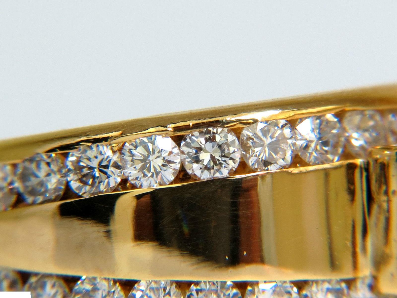 3,21 Karat natürlicher Fancy Vivid Brown Diamantring 14 Karat VS im Angebot 1