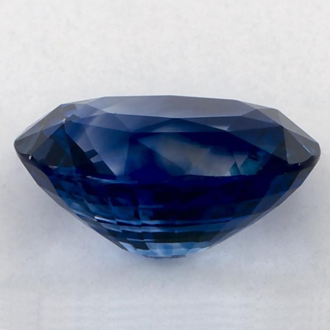 3.21 carati di zaffiro blu ovale sfuso In condizioni Nuovo in vendita a Fort Lee, NJ