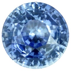 3.21 ct Blue Sapphire Round Natural	Heated GIA Certified