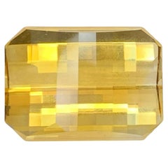 32.15 Carat Natural Loose Yellow Golden Citrine Pixel Cut Brazilian Gemstone