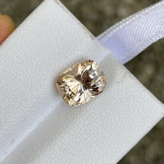 3.22 carats Imperial Topaz Stone Cushion Cut Natural Pakistani Gemstone