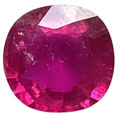 3.22 Carats Rubellite Tourmaline Oval Cut stone For Jewelry Natural gemstone