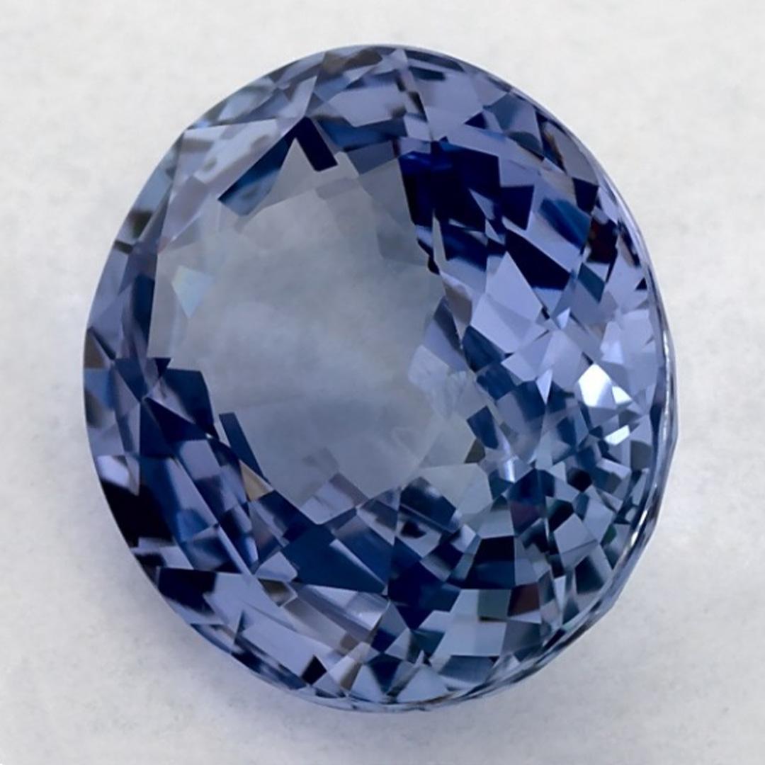 3.22 Karat Blauer Saphir Oval Loser Edelstein (Ovalschliff) im Angebot