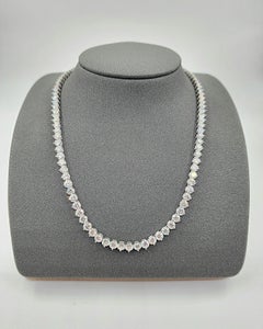 32.29 ct 3-Prong Diamond Tennis Necklace