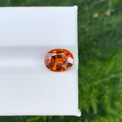 3.23 carats Loose Yellowish Zircon Stone Oval Cut Natural Pakistani Gemstone