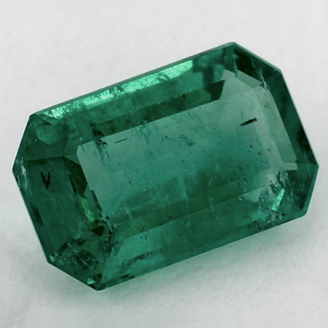 Taille octogone 3.23 Ct Emerald Octagon Cut Loose Gemstone (pierre précieuse en vrac) en vente