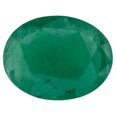3.23 Ct Emerald Oval Loose Gemstone