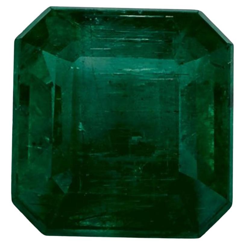 3.23 Cts Emerald Octagon Cut Loose Gemstone For Sale
