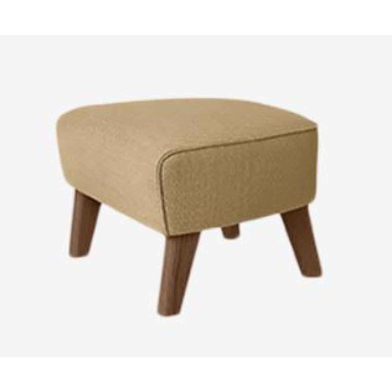 323 Raf Simons Vidar 3 my own chair footsool by Lassen
Dimensions: D 58 x W 56 x H 40 cm 
Materials: textile, smoked oak, 
Also available in different colors and materials. 
Weight: 18 Kg

The My Own Chair Footstool has been designed in the