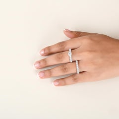 3.23Ct Diamond Round Solitaire Engagement Ring Set 14k White Gold