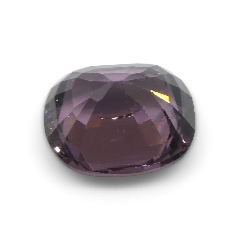 Spinello rosa rettangolare a cuscino di 3.23ct dalla Birmania in vendita 7