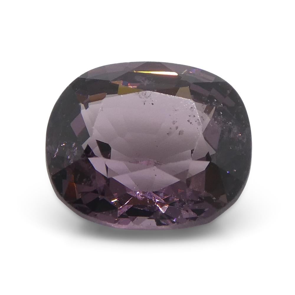 Spinello rosa rettangolare a cuscino di 3.23ct dalla Birmania in vendita 1