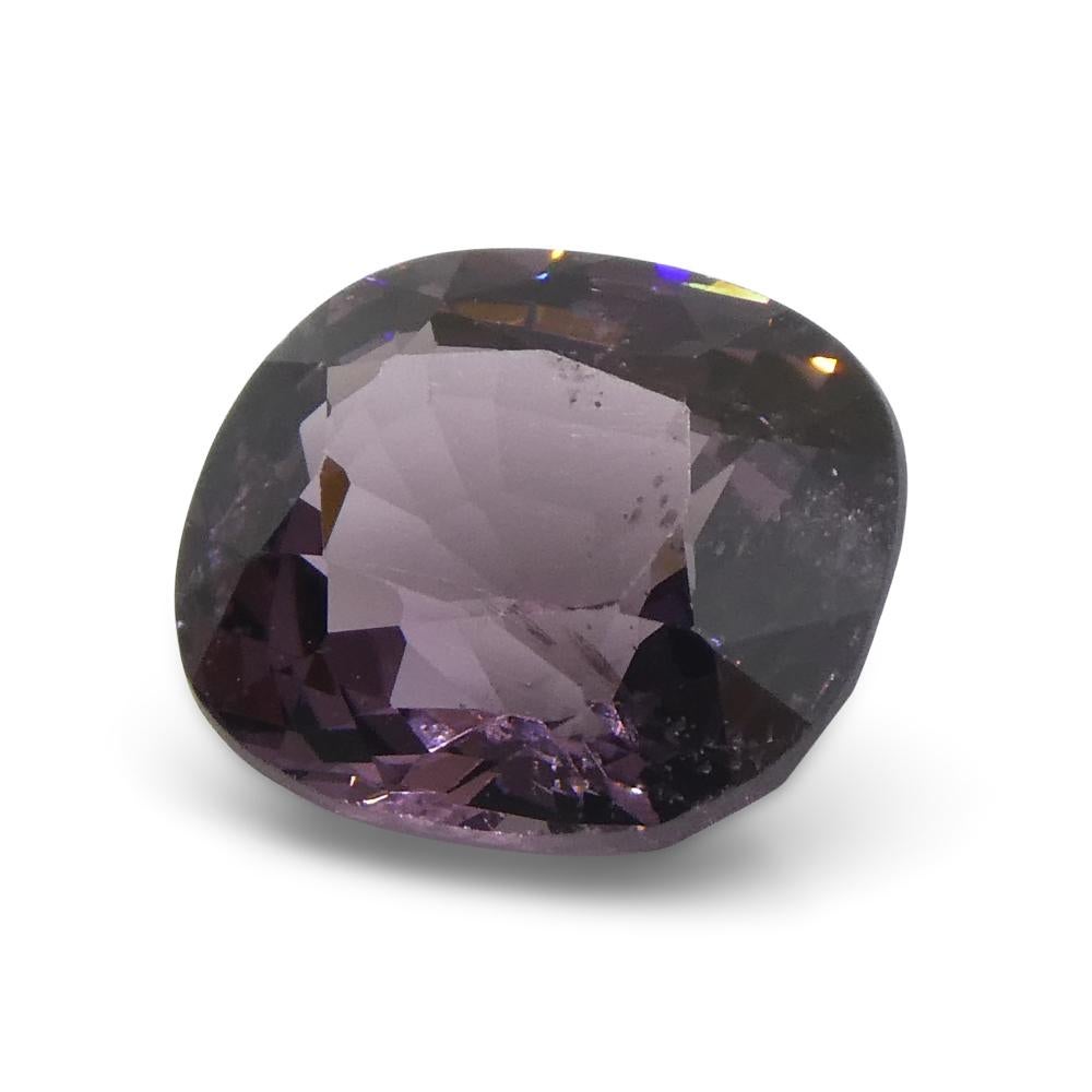 Spinello rosa rettangolare a cuscino di 3.23ct dalla Birmania in vendita 3