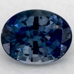 3.24 carati di zaffiro blu ovale sfuso