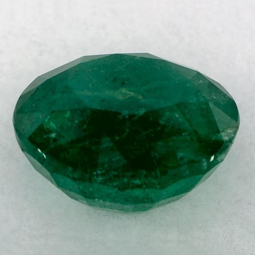3.24 Ct Smaragd Runde Lose Edelstein im Zustand „Neu“ im Angebot in Fort Lee, NJ