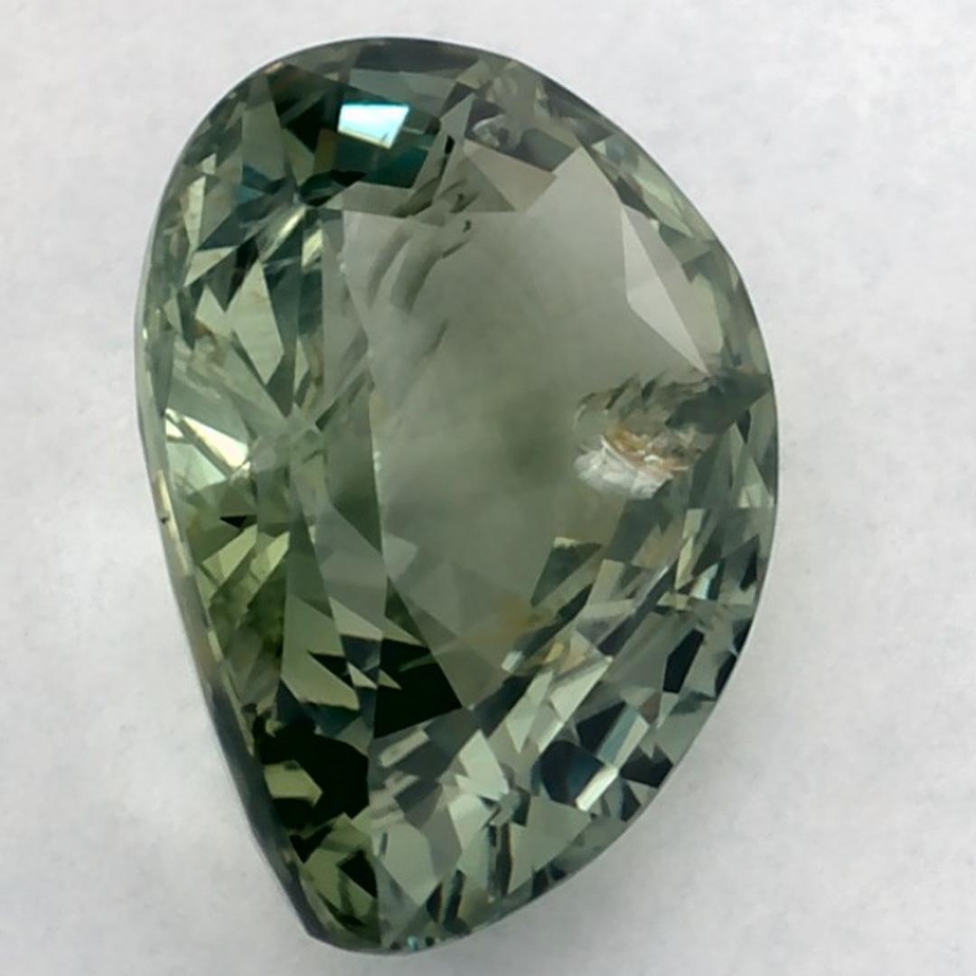 Gemma sciolta Greene & Greene Pear da 3.24 carati in vendita 2