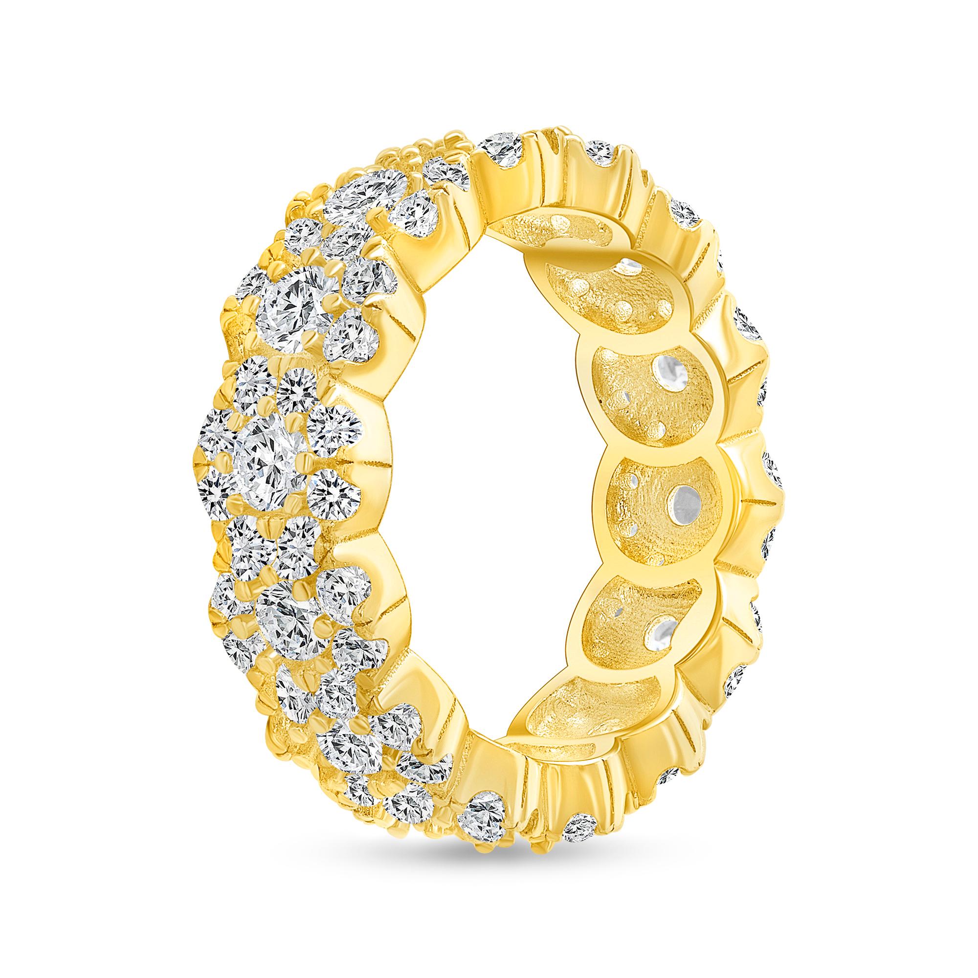 For Sale:  3.24 Ct. Tw. Halo Eternity Round Cut Diamond Band 4
