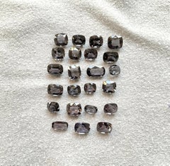 32.44 Carats Burma Grey Spinel Cushion Cut Stone For Jewelry Natural Gemstones