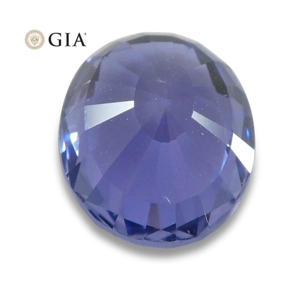 3.24ct Color Change Sapphire GIA Unheated, Bluish Violet to Pinkish Purple For Sale 7