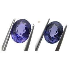 3.24ct Color Change Sapphire GIA Unheated, Bluish Violet to Pinkish Purple