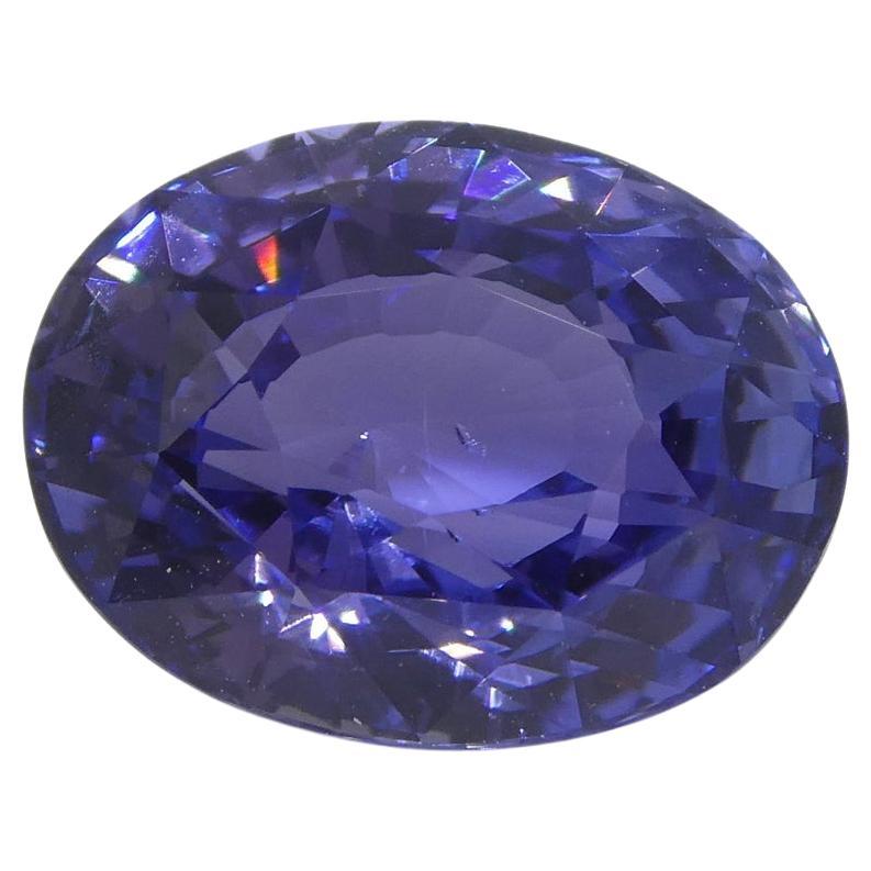 Description:

One Loose Color Change Sapphire

Report Number: 5192945148
Weight: 3.24 cts
Measurements: 9.65x7.42x5.39 mm
Shape: Oval
Cutting Style Crown: Modified Brilliant Cut
Cutting Style Pavilion: Step Cut
Transparency: Transparent
Clarity: