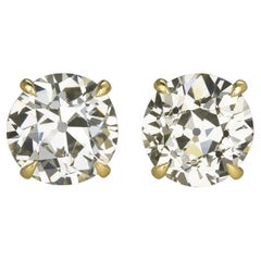 3,24ct Paar Diamanten im alten europäischen Schliff