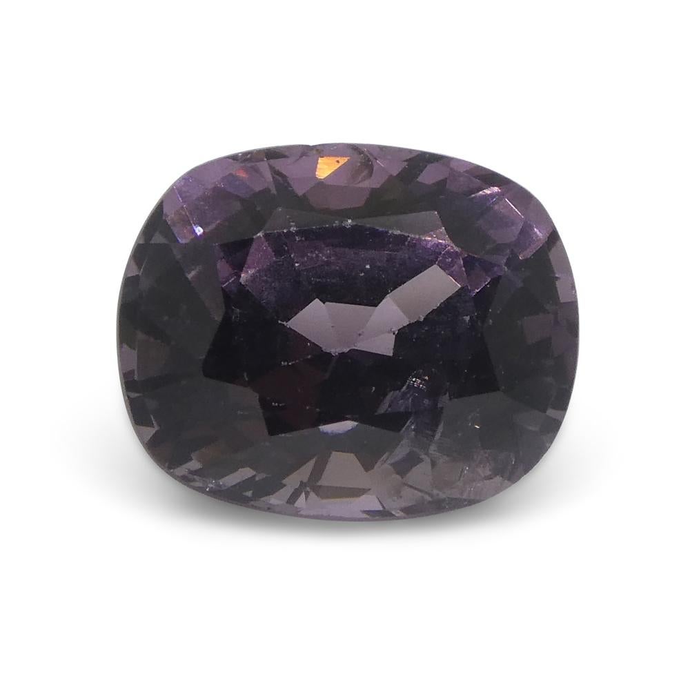da uomo o donna Spinello rosa rettangolare a cuscino di 3.24ct dalla Birmania in vendita