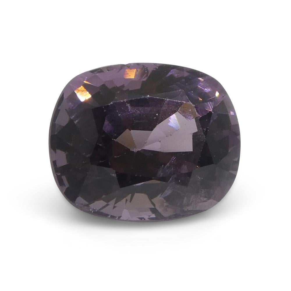 Spinello rosa rettangolare a cuscino di 3.24ct dalla Birmania in vendita 1
