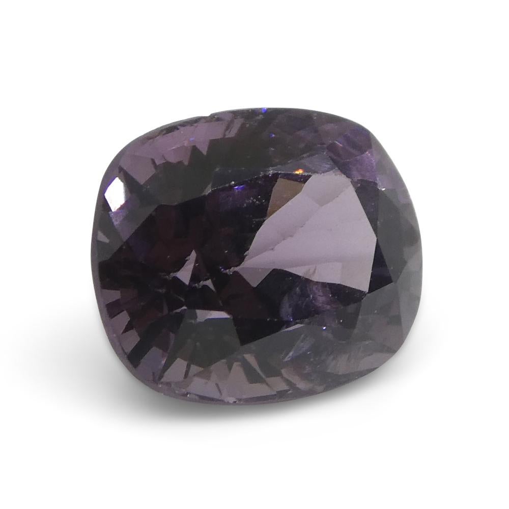 Spinello rosa rettangolare a cuscino di 3.24ct dalla Birmania in vendita 2