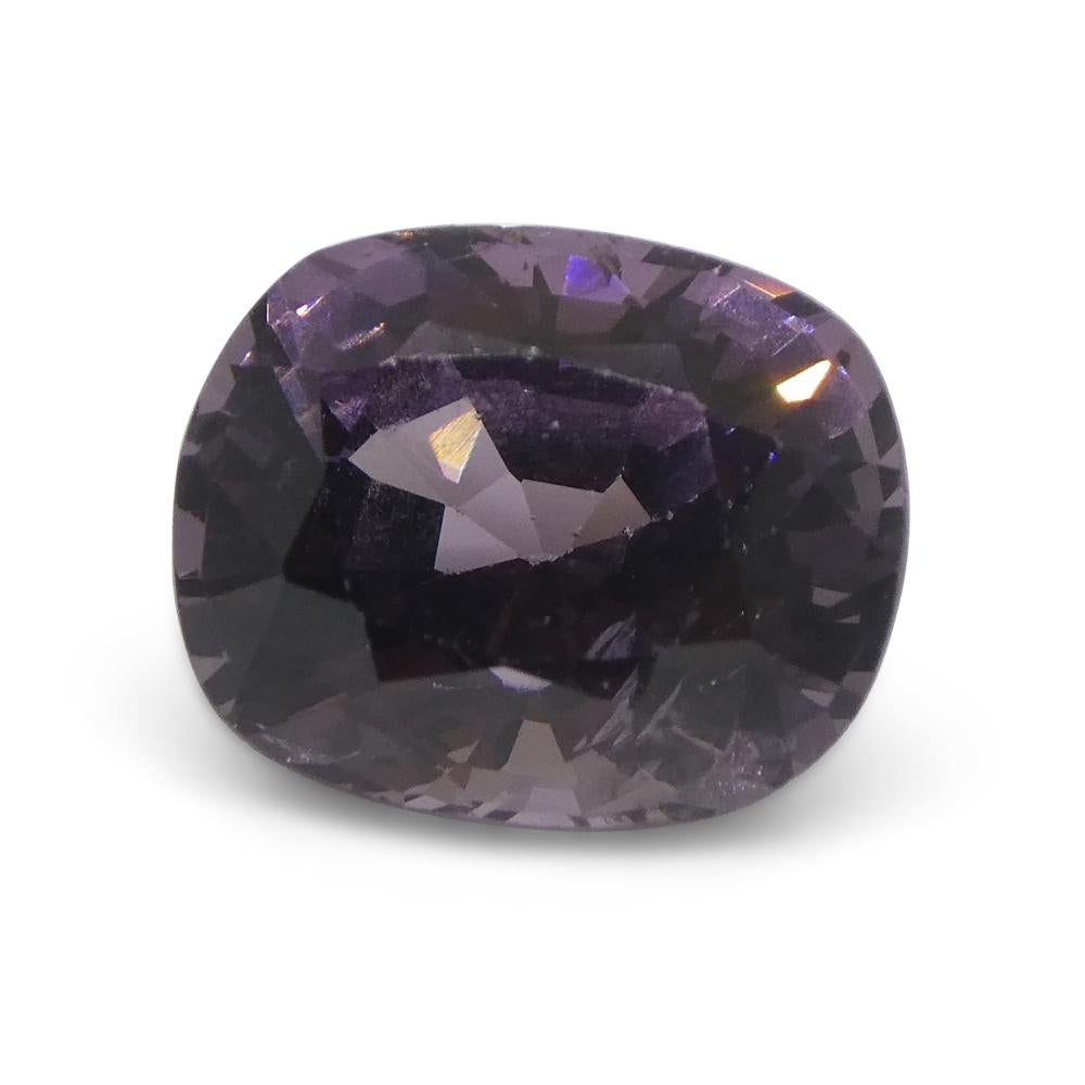 Spinello rosa rettangolare a cuscino di 3.24ct dalla Birmania in vendita 4