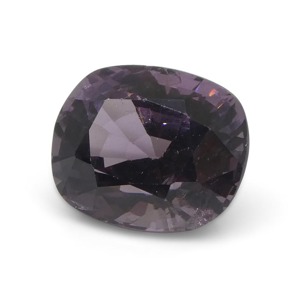 Spinello rosa rettangolare a cuscino di 3.24ct dalla Birmania in vendita 5