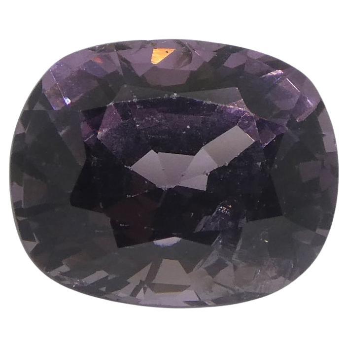 Spinello rosa rettangolare a cuscino di 3.24ct dalla Birmania