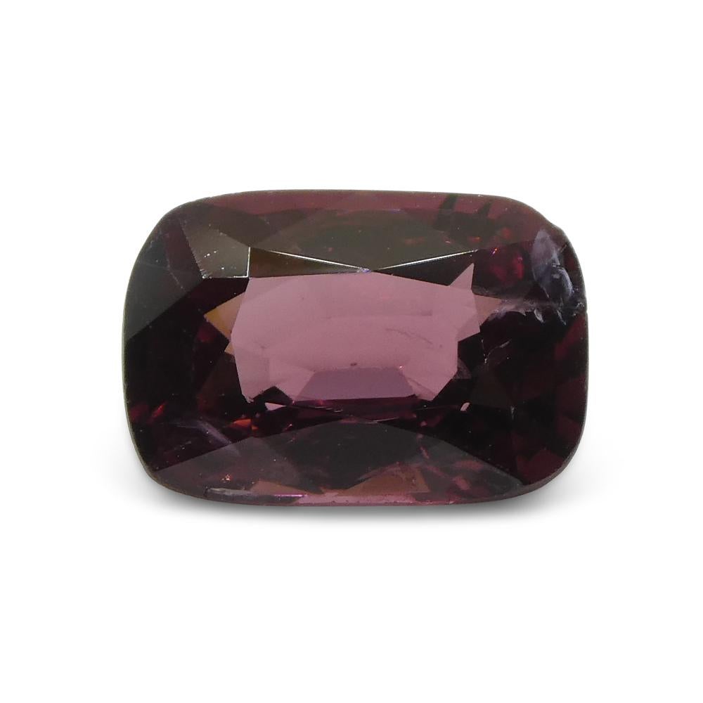 da uomo o donna 3,24ct Spinello rosso rettangolare a cuscino dalla Birmania in vendita