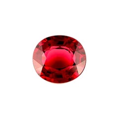 3.24ct Vivid Purple Pink Rhodolite Garnet Oval Cut Rare Loose Gem VVS