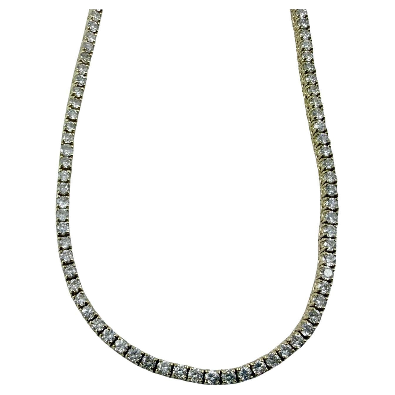 Contemporaneo Collana di diamanti regolabile da 3,25 carati in oro rosa 14K in vendita