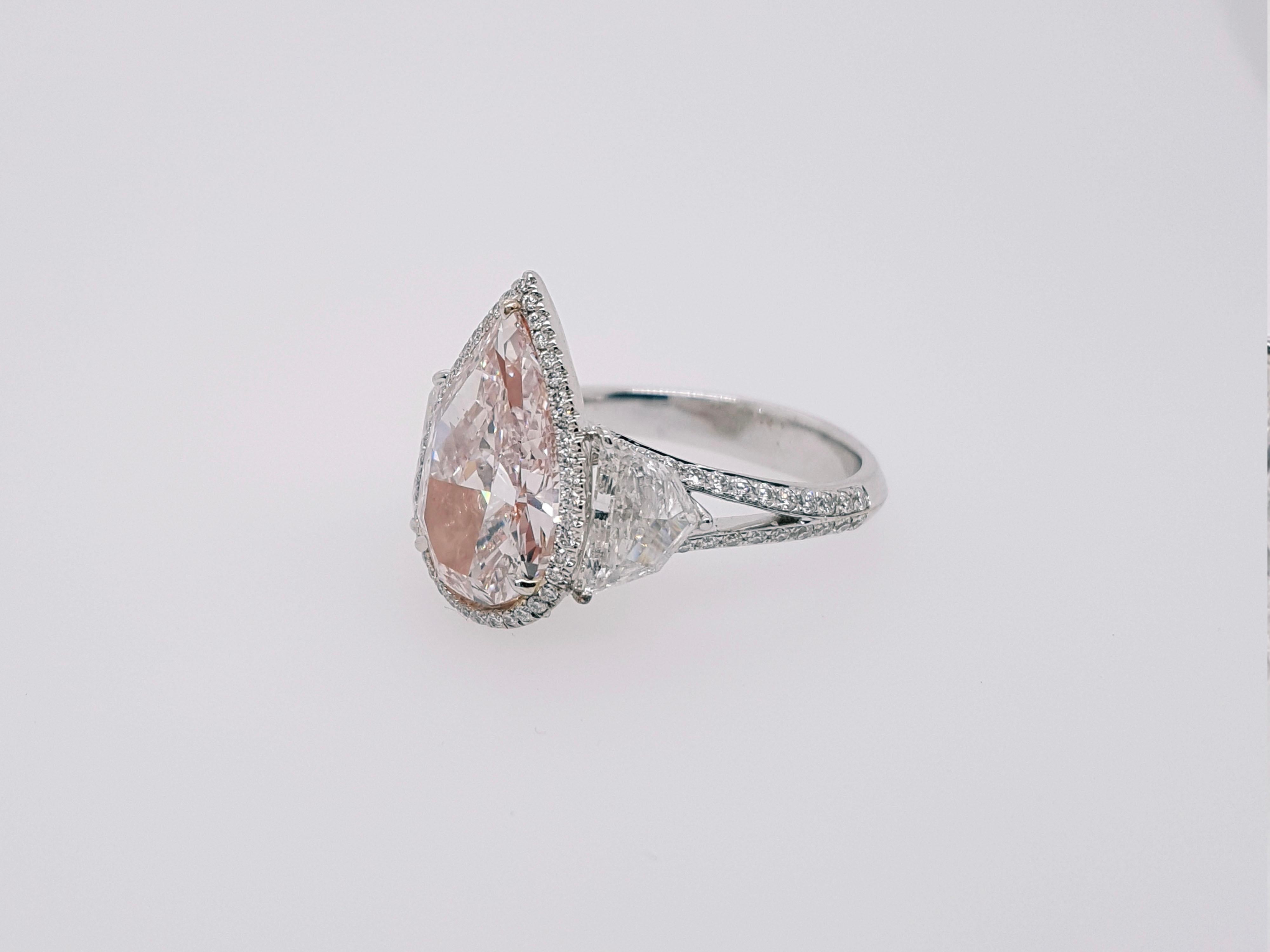 hot pink diamond ring