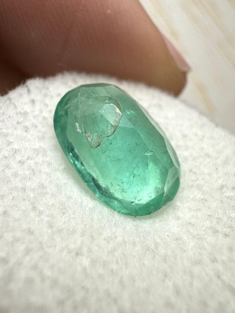 3,25 Quilates Esmeralda Verde Colombiana Talla Oval 12,5x8,6 - Gema Natal de Mayo Corte oval en venta