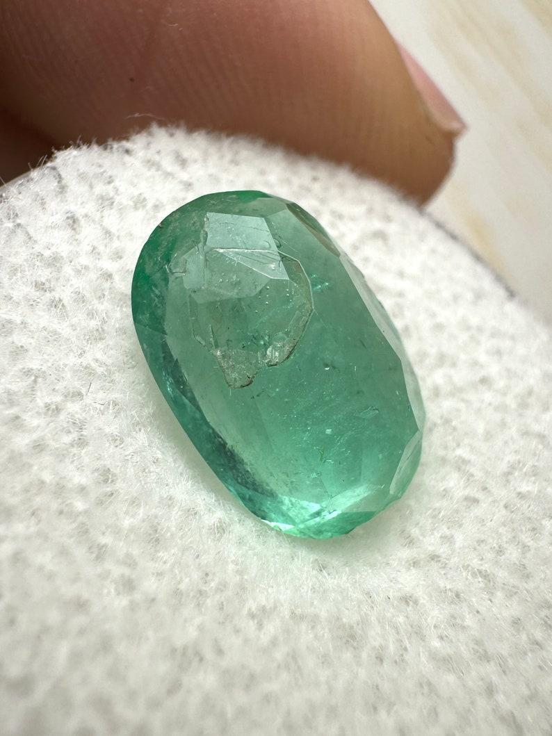 3,25 Quilates Esmeralda Verde Colombiana Talla Oval 12,5x8,6 - Gema Natal de Mayo en Nuevo estado para la venta en Jupiter, FL