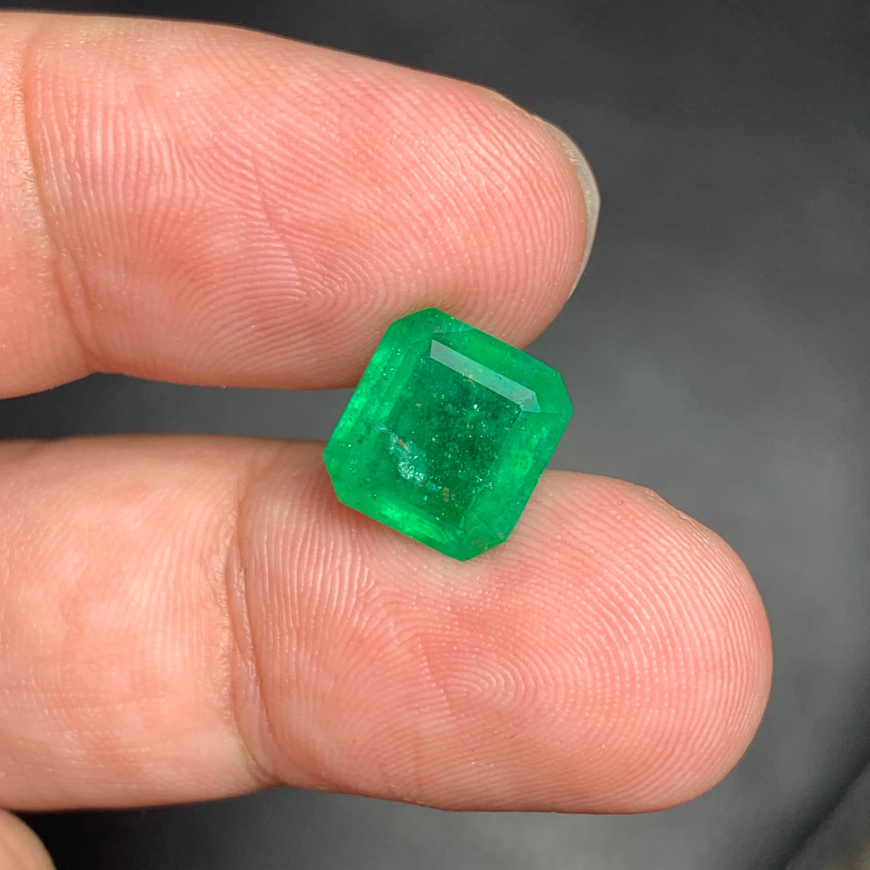 Loose Emerald

Weight: 3.25 Carats
Dimension: 9.9 x 9.4 x 4.7 Mm
Origin: Swat Pakistan
Cut: Emerald
Color: Green
Treatment: Non
Certificate: On Demand

The Swat Emerald, also known as the Mingora Emerald, is a rare and highly prized gemstone