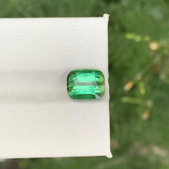 3,25 quilates de turmalina verde natural suelta talla cojín piedras preciosas afganas