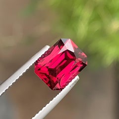 3.25 Carat Natural Loose Rhodolite Garnet Ring Gem Fancy Cut from Tanzania