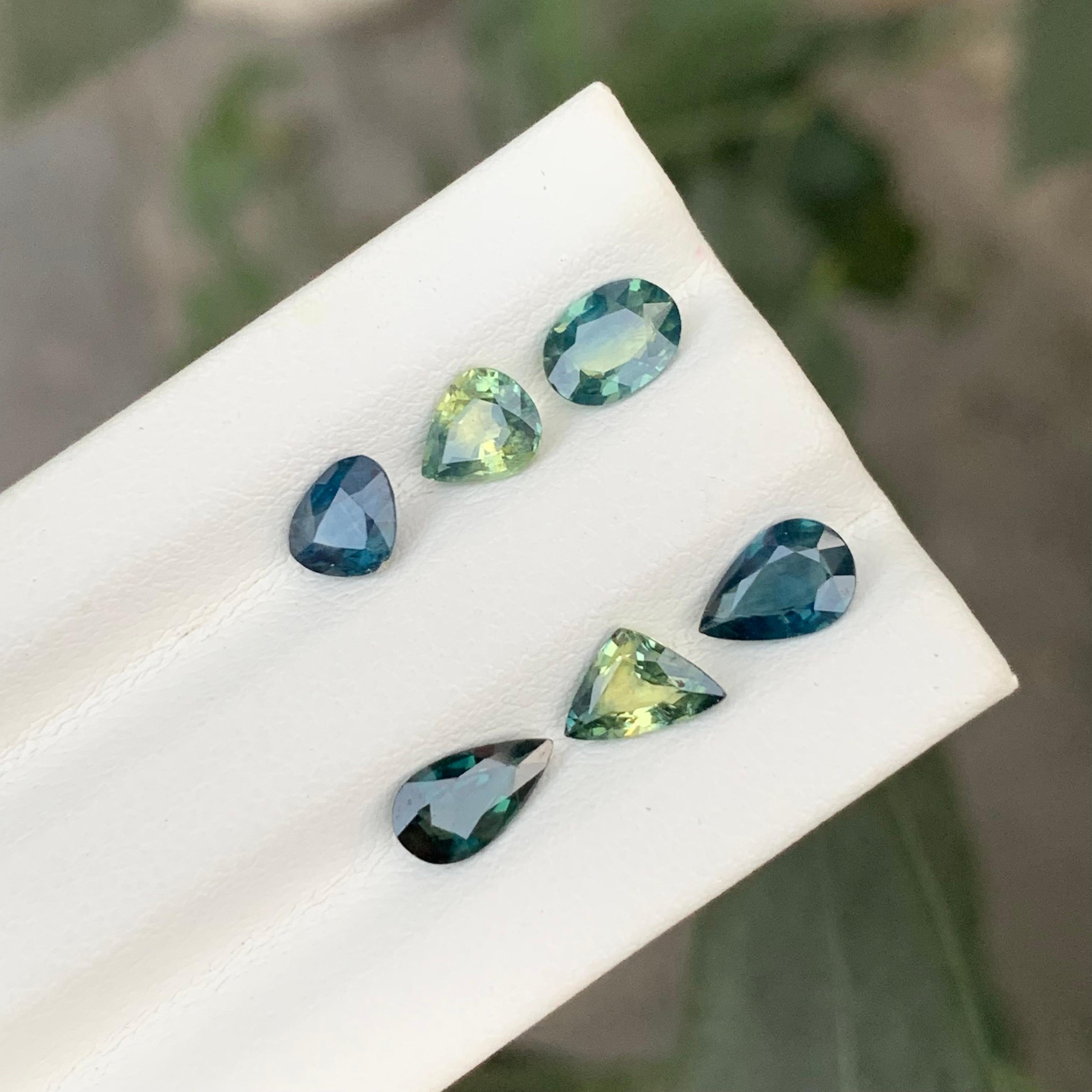 Mixed Cut 3.25 Carat Natural Loose Sapphire Lot For Jewellery Making For Sale